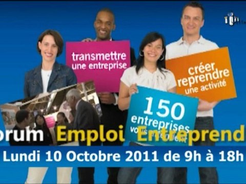 Forum Emploi Entreprendre, le 10 octobre 2011 à Poitiers