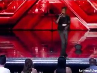 Brian Bradley Performs Stop Looking At My Moms On X Factor