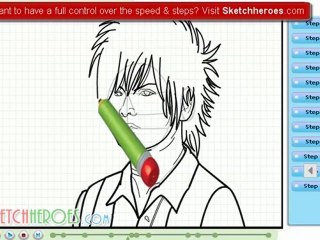 How to draw Satoshi of GIRUGAMESH