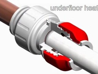 Efficiency of underfloor heating