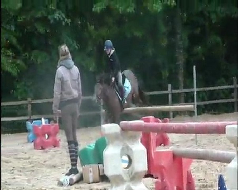 cour de saut avec magic