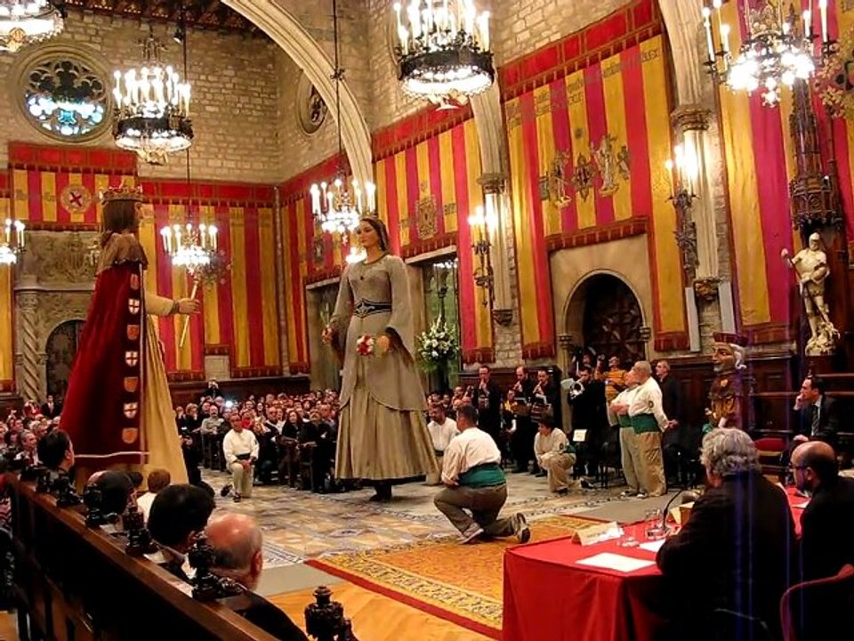 Ball dels Gegants de la Ciutat,Ajuntament de Barcelona,Saló de Cent 11/02/2011