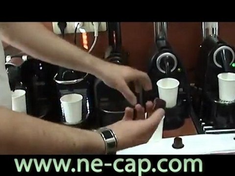 DEMOSTRACIÓN DE COMPATIBILIDAD DE LAS CÁPSULAS NECAP CON TODAS LAS CAFETERAS NESPRESSO