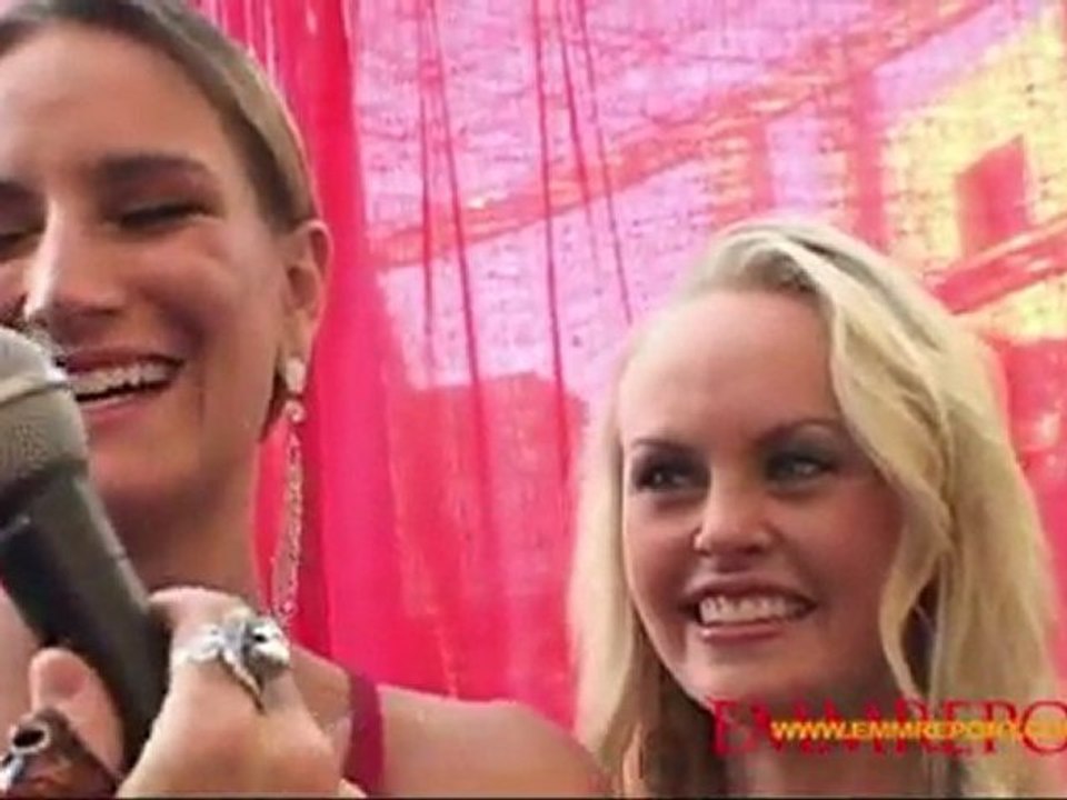 Ashley Avis/Chelsea Rae Bernier Interview: Emmy’s 100 Star Viewing Party, Universal City Walk 2011