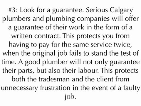 Calgary Plumbers - Five Suggestions For Locating The Right Plumber For You