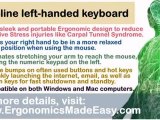 Slim-Line Left-Handed Keyboard: Finding the Right Keyboard for Left-Handed Users