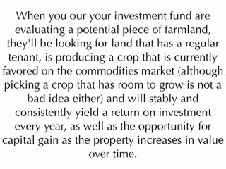 Canadian Farmland Investment Fund - Making A Low-Risk Investment In Canadian Farmland