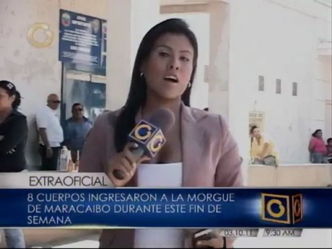 8 muertes violentas en Zulia