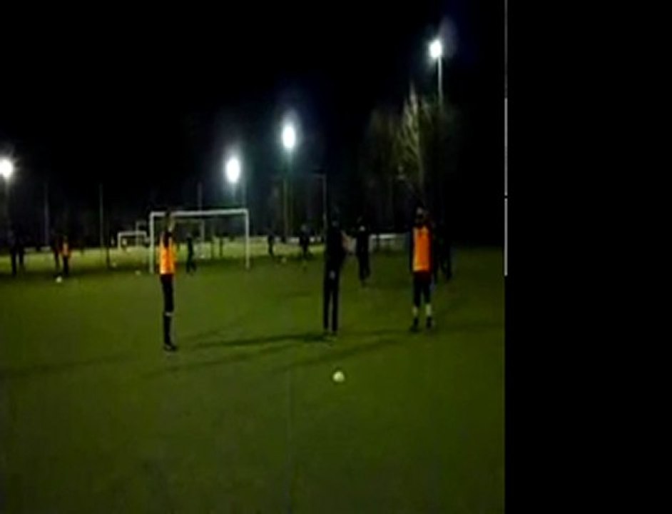 Me scoring at training exercise