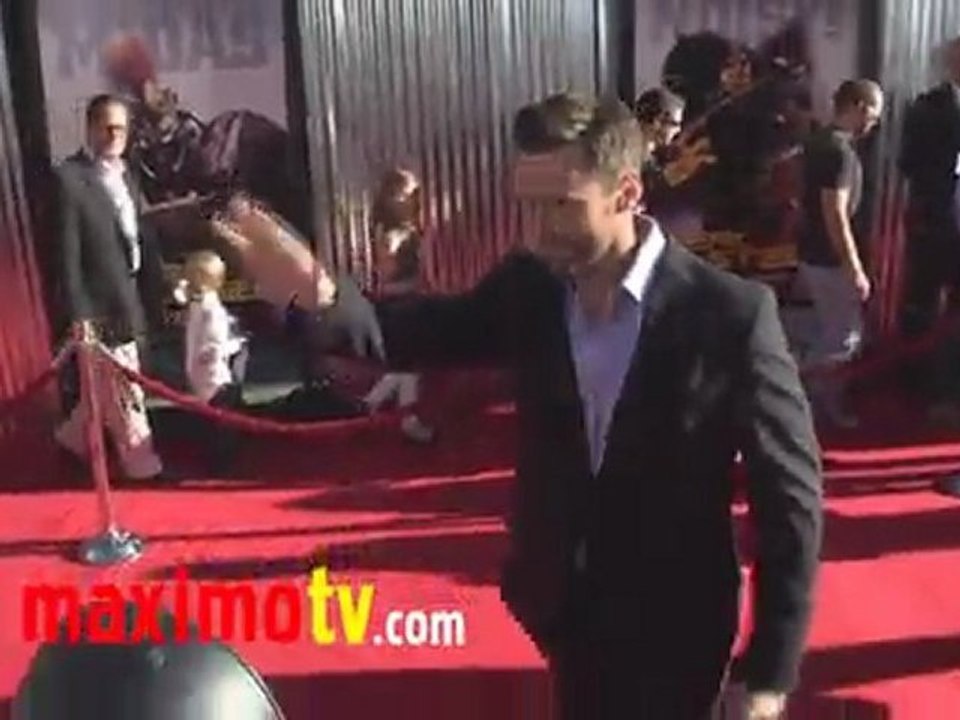 Hugh Jackman at REAL STEEL Los Angeles Premiere Arrivals