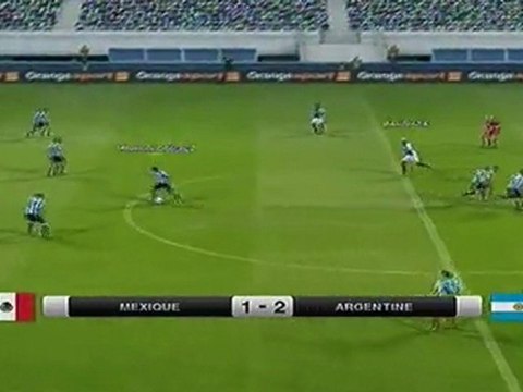 PES 2011 / COPA AMERICA / DEMIE - FINALE ARGENTINE vs MEXIQUE (XBOX 360)