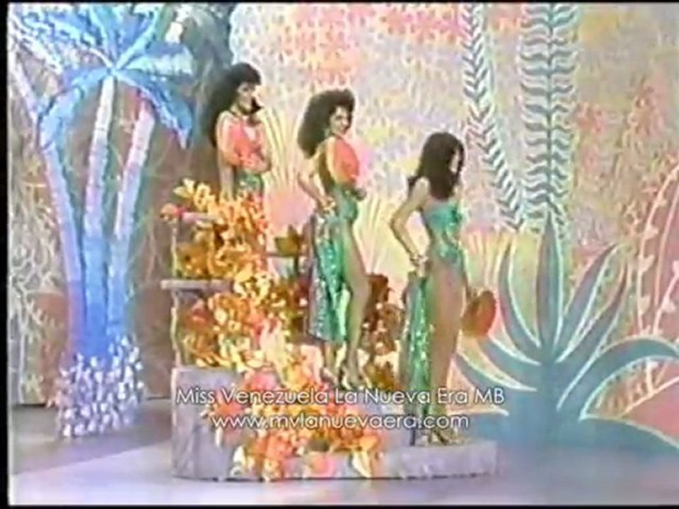 Miss Venezuela 1986 2/8 Traje de Baño (Primer Grupo)