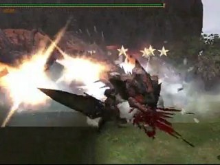 MHF　ガンランス魂　中集め　属性連撃砲~氷結剣~　HCレウス