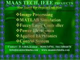 EEE PROJECTS(ELECTRICAL PROJECTS)B.TECH/B.E(IEEE BASED ELECTRICAL PROJECTS)MAASTECH