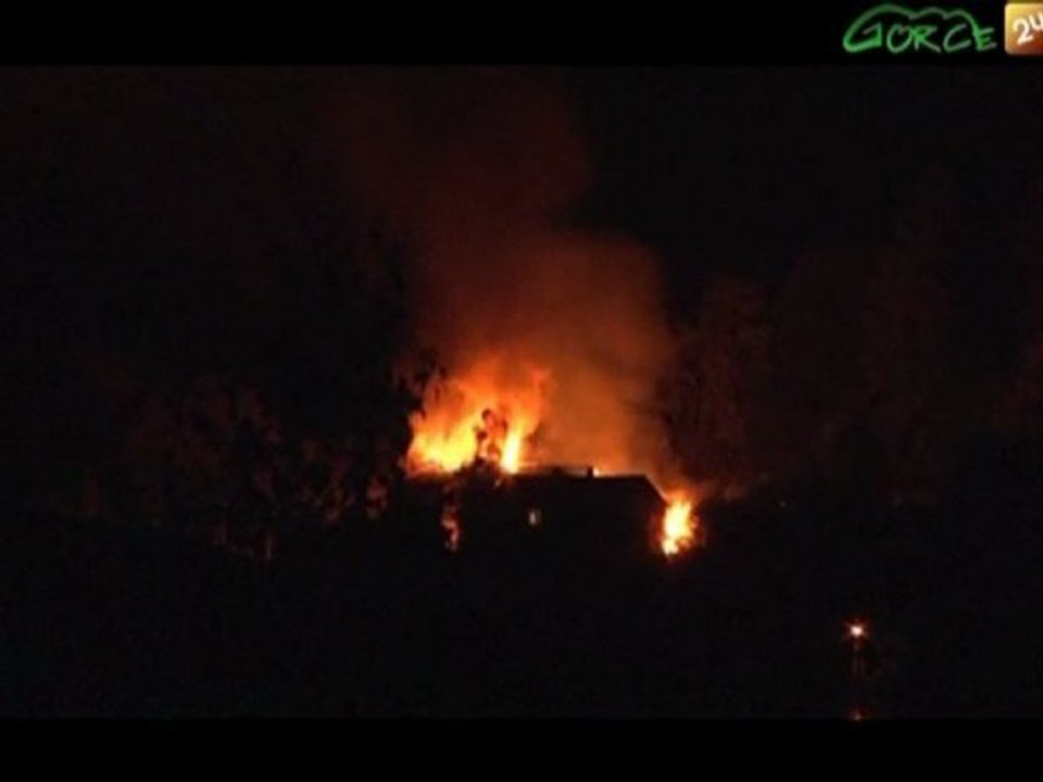 Pożar budynku przy ul. Wójtowiczowej w Rabce-Zdroju