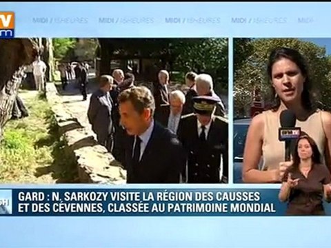 Visite de Sarkozy dans les Causses et Cévennes
