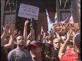 Napoli - La protesta dei lavoratori Alenia