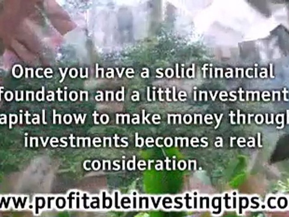 How to Make Money Through Investments