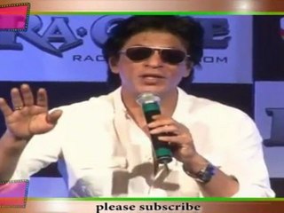 Shahrukh Khan Chooses Good Questions To Give Ra one Doll To Journo