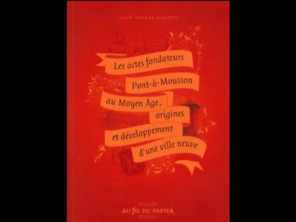 Livre "Pont-à-Mousson au Moyen Age" de Jean-Pierre Bardot
