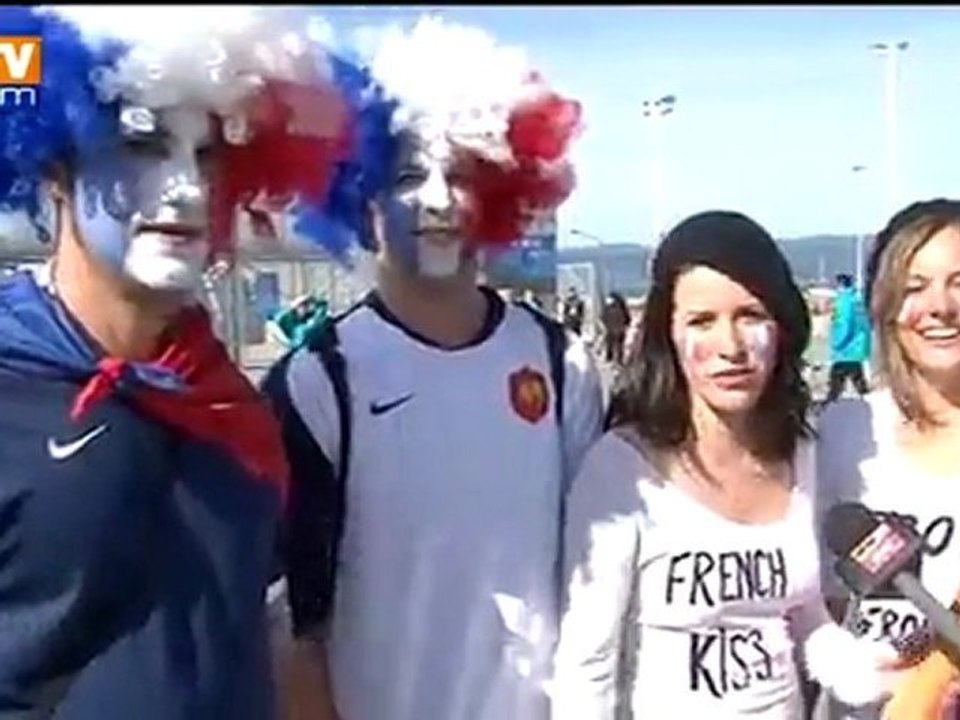 Supporters français chouchous de la Nouvelle-Zélande