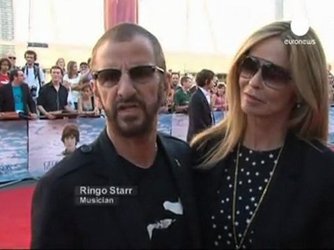 Beatles attend George Harrison premiere