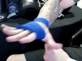 UFC Fighter Chris Camozzi - How to Put on Handwraps for ...