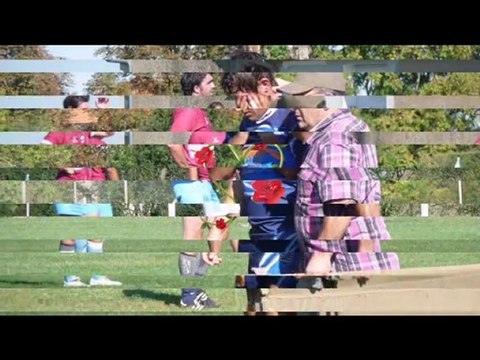 rugby HABAS - LIBOURNE Championnat de France. Féd.3 - Poule 7