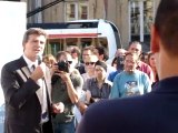 Arnaud Montebourg - Place des Terreaux à Lyon