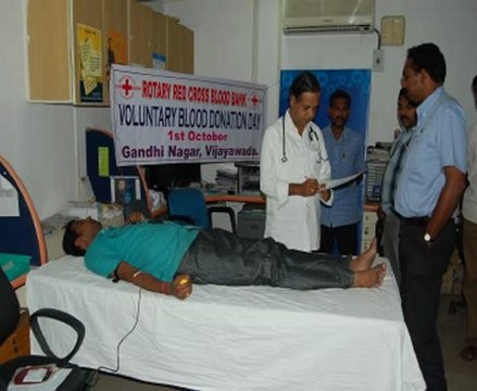 IDBI & TATA TELISERVICES BLOOD DONATION- RED CROSS VIJAYAWADA ON1-10-2010
