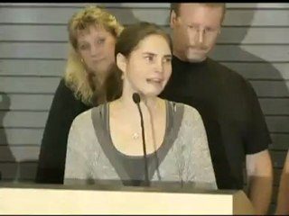 AMANDA KNOX: US press conference