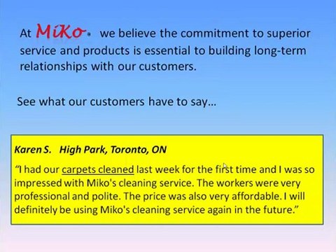 Carpet Cleaning Toronto Superior Cleaning Services