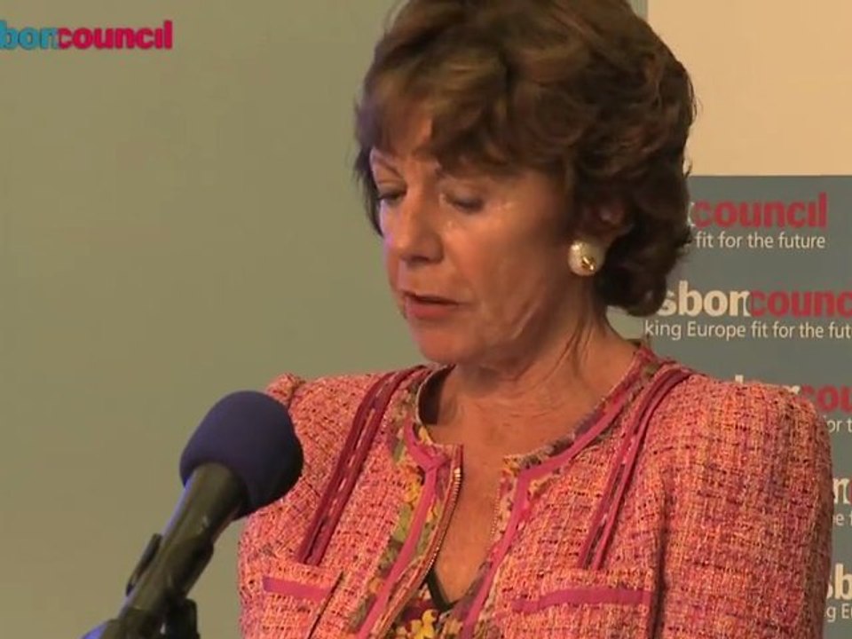 Neelie Kroes delivers 2010 Guglielmo Marconi lecture at the Lisbon Council