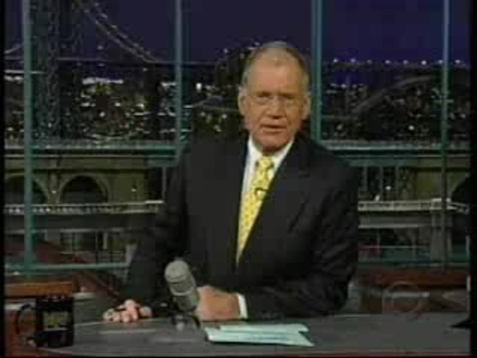 Kiefer Sutherland chez David Letterman