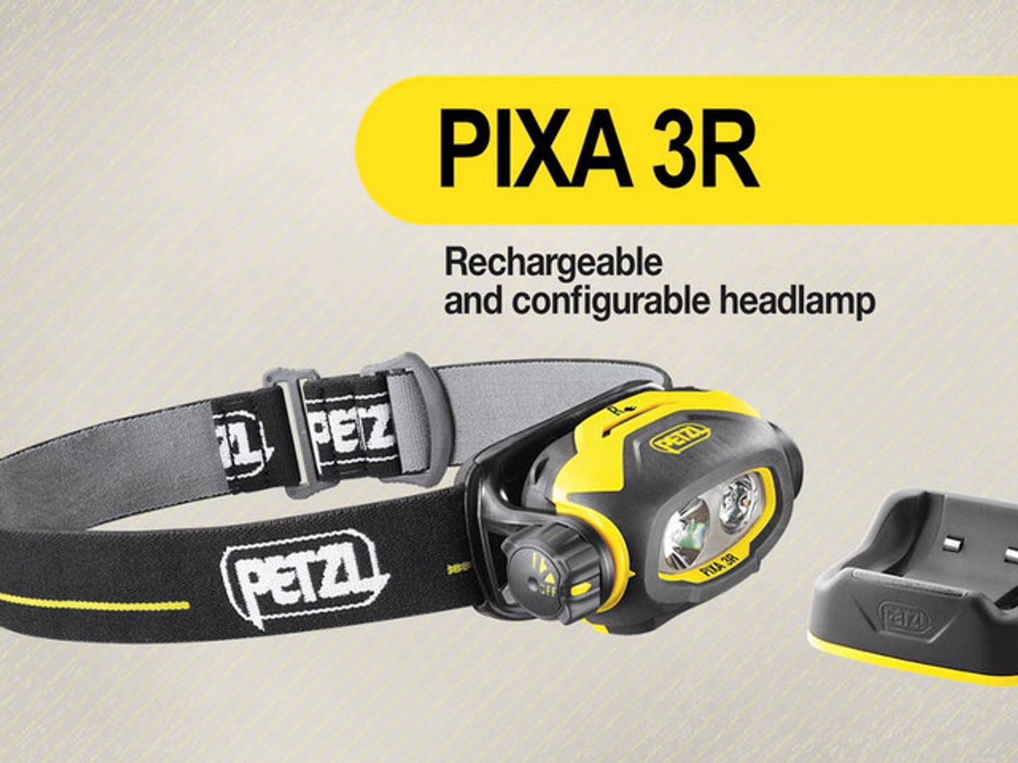 PIXA 3R - [EN] Petzl rechargeable and configurable headlamp - Vidéo  Dailymotion
