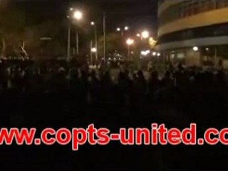 Affrontements entre policiers et manifestants Coptes à Maspero (04.10.2011)