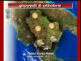 Previsioni del tempo, giovedì 6 ottobre