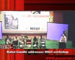 Rahul Gandhi addresses NSUI workshop