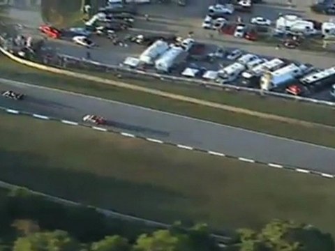 ALMS, Road Atlanta 2011 - Audi Dumas Crash