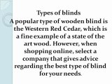 The Benefits of Wooden Blinds