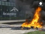 ArcelorMittal: continúan las protestas en Bélgica