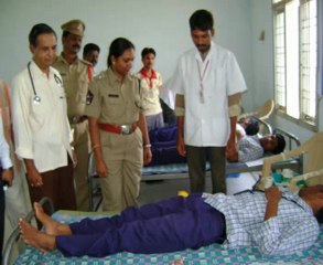 SRI RAMA INSTITUTE BLOOD DONATION ON 15-9-09 AT PENUBALLI- RED CROSS VIJAYAWADA