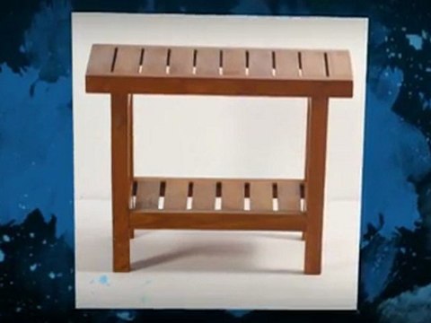 Spa Teak Shower Bench Make Showering Safer