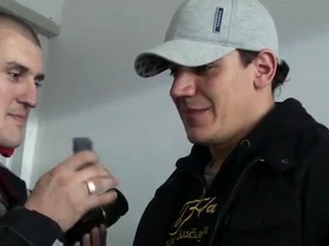 Бранко Радивоевич на игре Спартак - Динамо Рига 05.10.11.