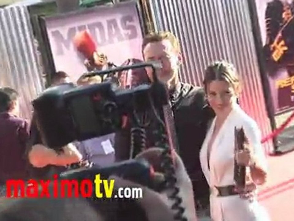 Kevin Durand and Evangeline Lilly at REAL STEEL Los Angeles Premiere