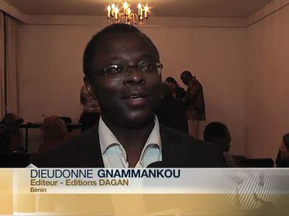 Au Jt Soir de Africa 24 du 5 octobre 2011: DAGAN publie une anthologie de poésie bilingue Du Congo au Danube. Itw de  Marilena Lica-Masala et Dieudonné Gnamamnkou