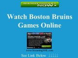 Watch Bruins Game Online | Boston Bruins Game Live Streaming