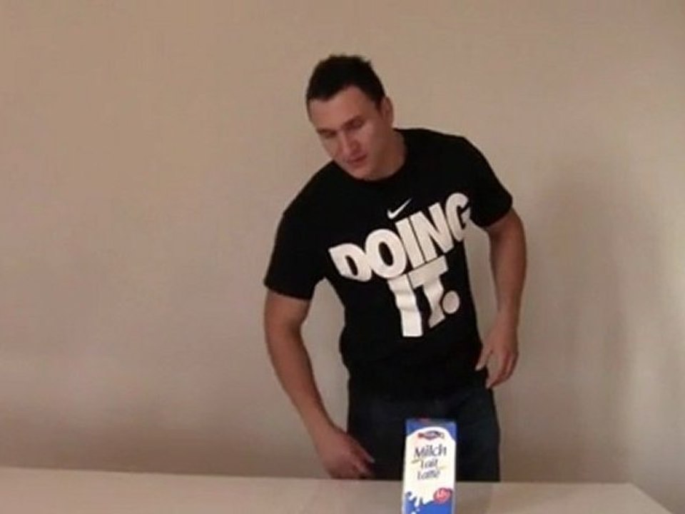 Zunehmen mit Milch clip