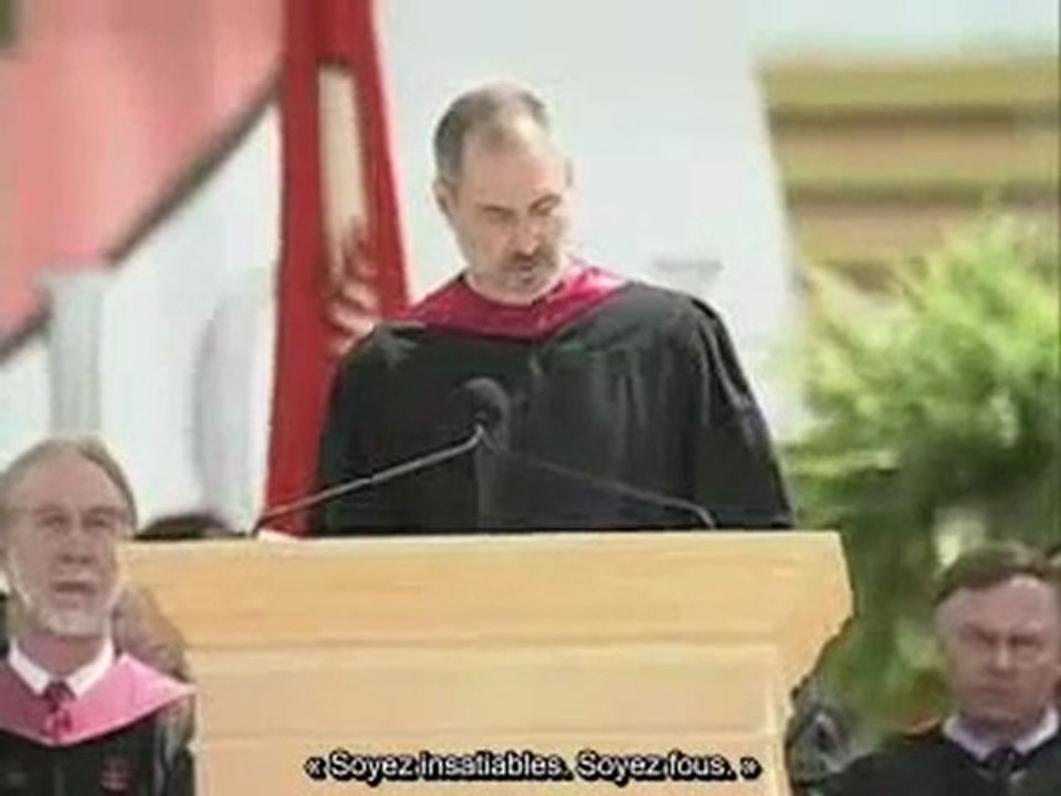Discours de Steve Jobs à Stanford en 2005 : "Soyez insatiables. Soyez fous"