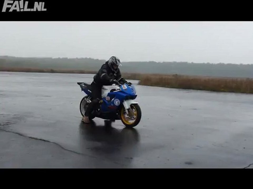 Motorradfahrer Fail